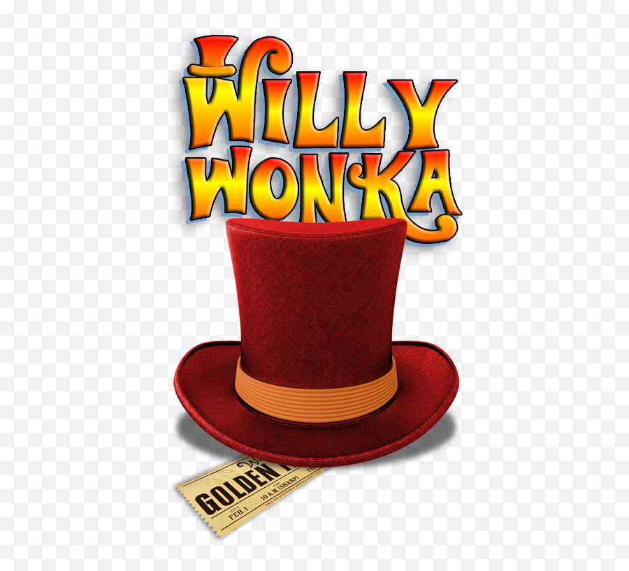 Willy Wonka Charlie - Willy Wonka Clip Arty Png Download Emoji,Willy Wonka Logo
