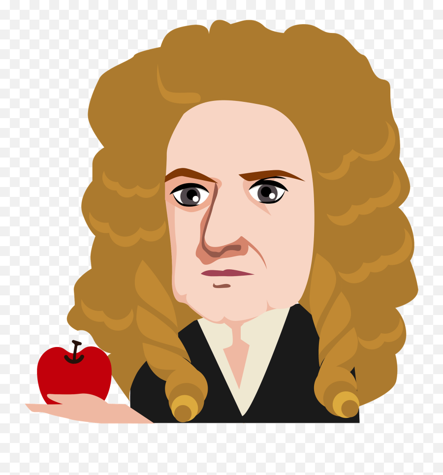 Isaac Newton Clipart Free Download Transparent Png Creazilla Emoji,Sebastian Clipart
