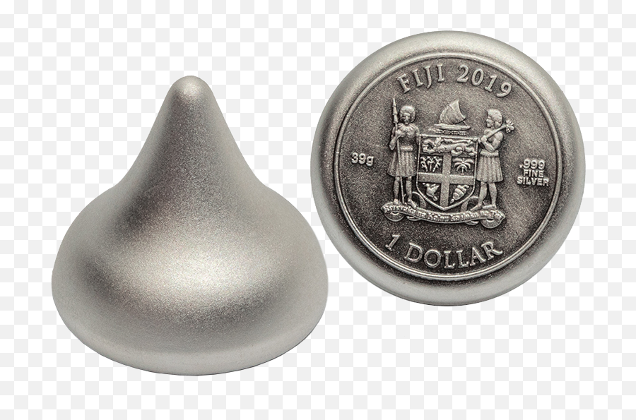 39g Silver Hershey Kiss Coin 2019 Td Precious Metals Emoji,Hershey Kiss Png