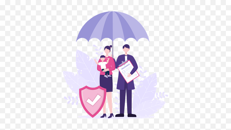 Best Premium Family Insurance Policy Illustration Download Emoji,Health Insurance Clipart