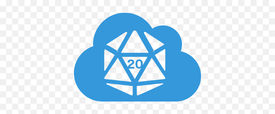 Tabletop Cloud - Language Emoji,D20 Logo