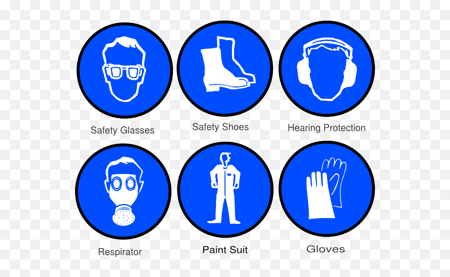 Library Of Free Graphic Royalty Free Download Safety Symbols - Painting Ppe Emoji,Safety Clipart