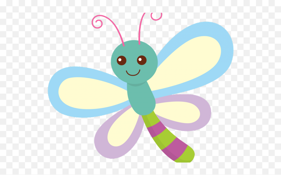 Dragonfly Clipart Firefly - Netwinged Insects Transparent Girly Emoji,Firefly Clipart
