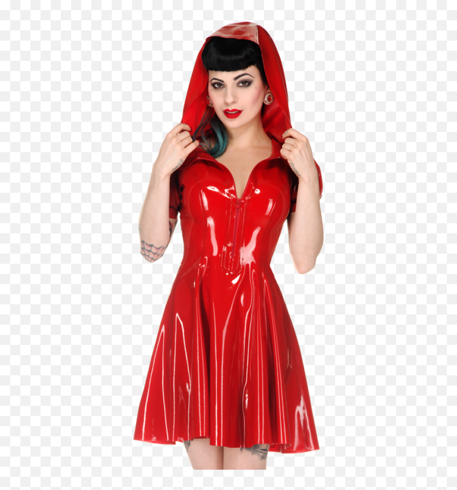 Latex Rubber Gummi Ruffles Dress 1 - Piece Skirts Transparent Latex Long Dress Swing Emoji,Transparent Dress