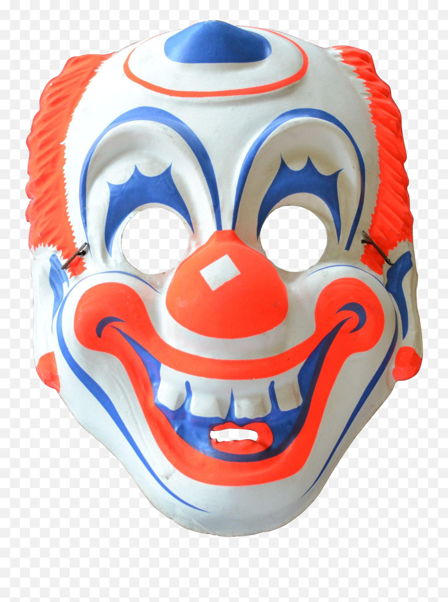 Clown Mask Transparent Background Png - Clown Mask Transparent Background Emoji,Mask Transparent Background