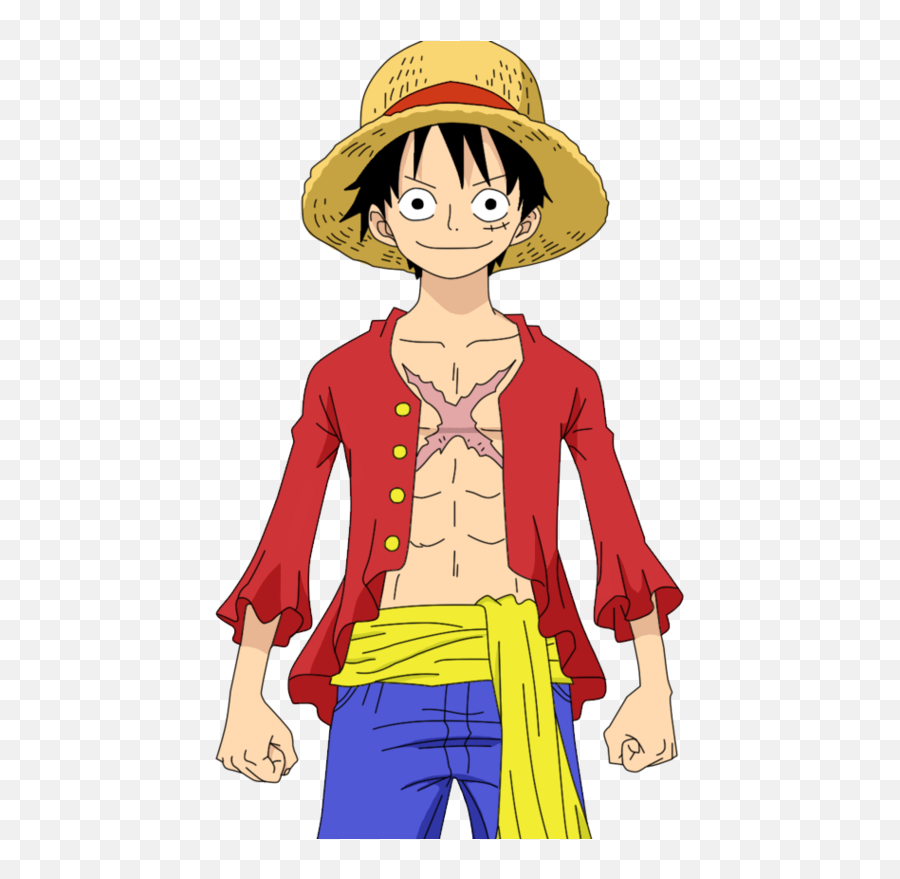One Piece Luffy Png - Luffy Png Emoji,Luffy Png