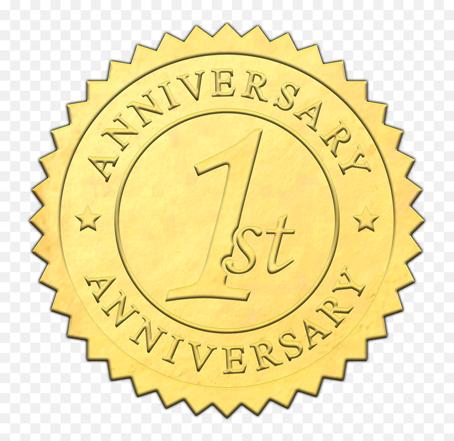 Gold 10th Anniversary Seal Sticky Business - Thanh Pho Cao Lanh Emoji,Anniversary Png