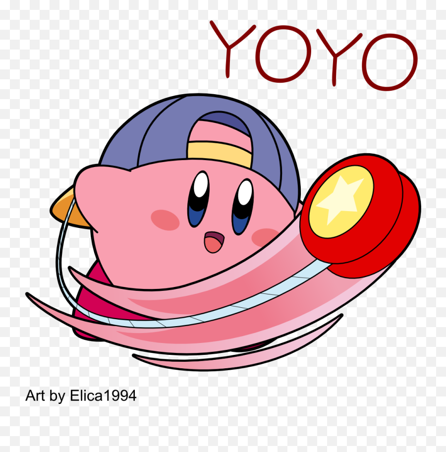 I Wonder If It Really Is A Yoyo Kirby That Would Be Clipart - Kirby Yoyó Emoji,Yoyo Clipart