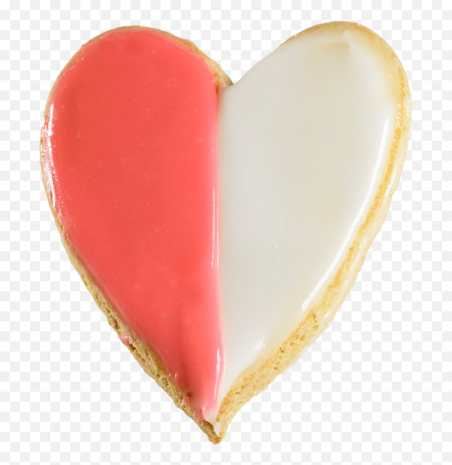 Icing Heart Cookie Transparent - Heart Icing Cookie Png Emoji,Cookie Transparent