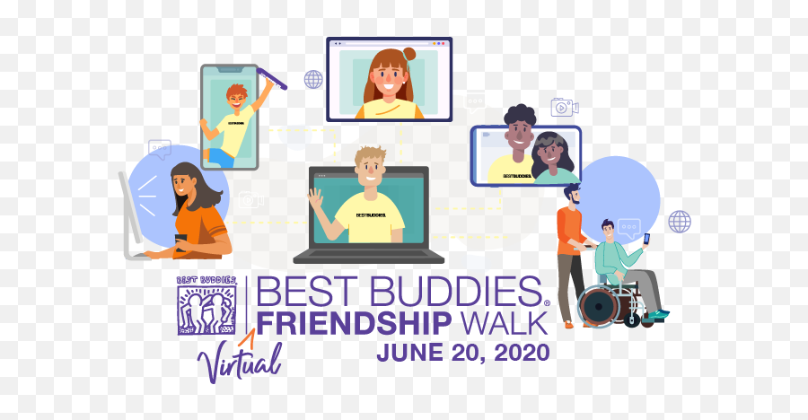 Best Buddies 2020 Virtual Friendship - Best Buddies Virtual Emoji,Best Buddies Logo