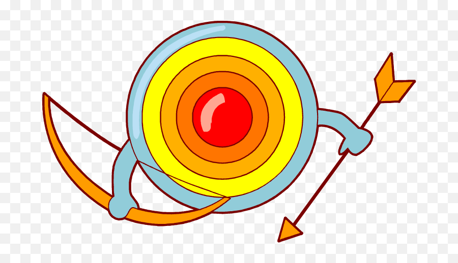 Free Cartoon Archery Target Clip Art - Archery Gif Clip Art Emoji,Archer Clipart