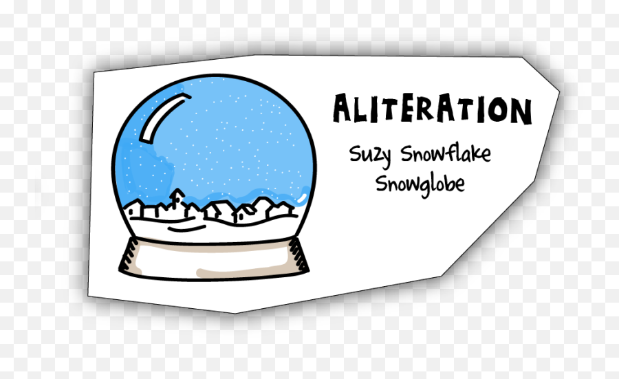 Alliteration Clipart Transparent - Language Emoji,Snowglobe Clipart