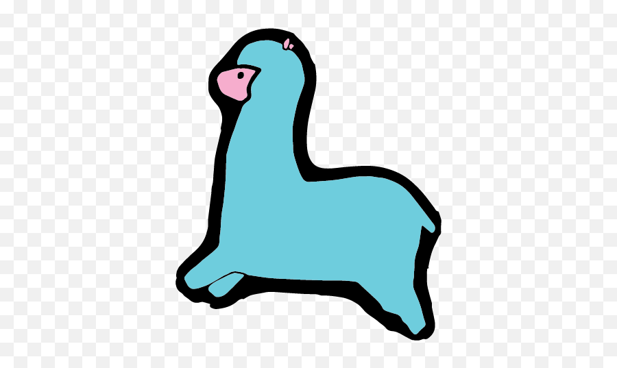Cyanalpacatag - Animal Figure Emoji,Alpaca Png