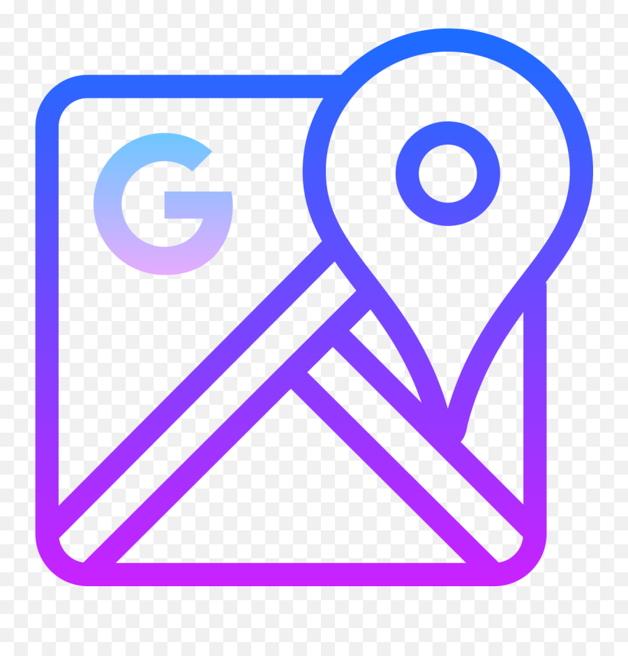 Google Map Icon Png Picture 3243897 Google Map Icon Png - Purple And Blue Maps Icon Emoji,Google Png