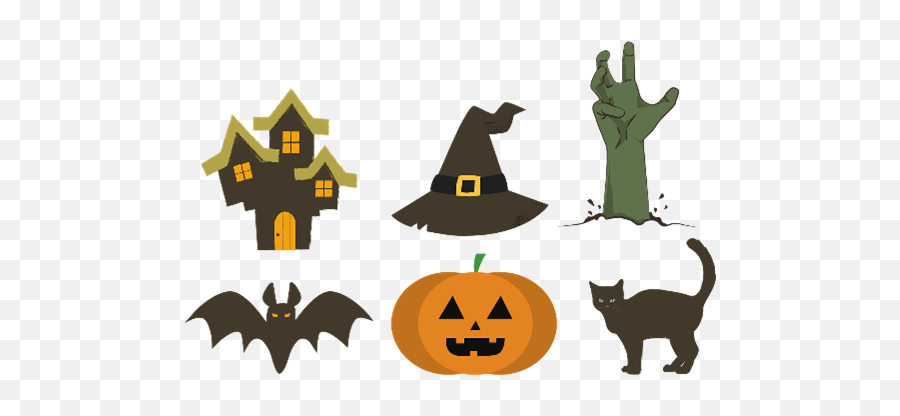 Free Black Cat Cat Illustrations - Witch Hat Emoji,Cute Black Cat Clipart