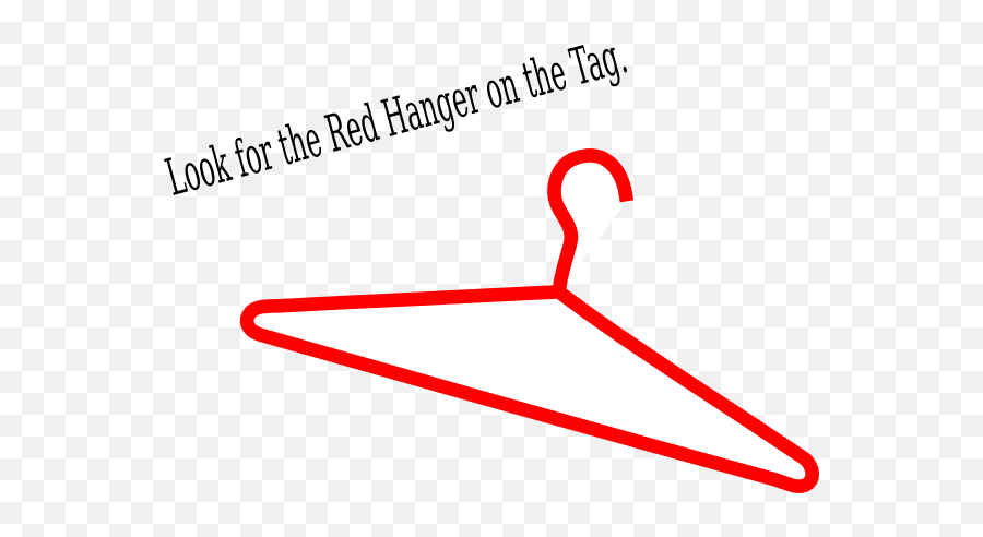 Red Hanger Clip Art At Clkercom - Vector Clip Art Online Red Hanger Icon Png Emoji,Hanger Clipart