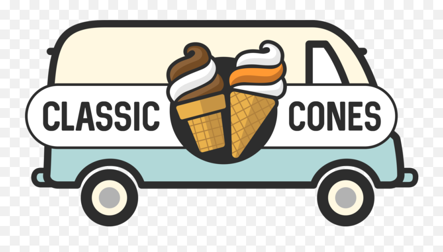 Classic Cones Emoji,Ice Cream Truck Clipart