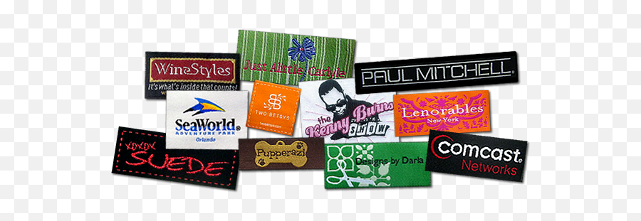 Clothing Labels Woven Custom Clothing Tags Manufacturers - Garments Label Emoji,Clothing Logos