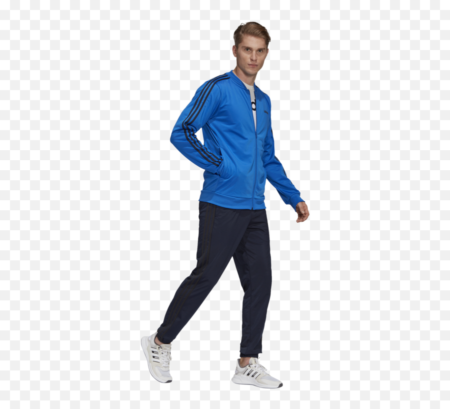 Adidas Men Back To Basic 3 Stripes Tracksuit Emoji,Adidas Jacket With Logo On Back