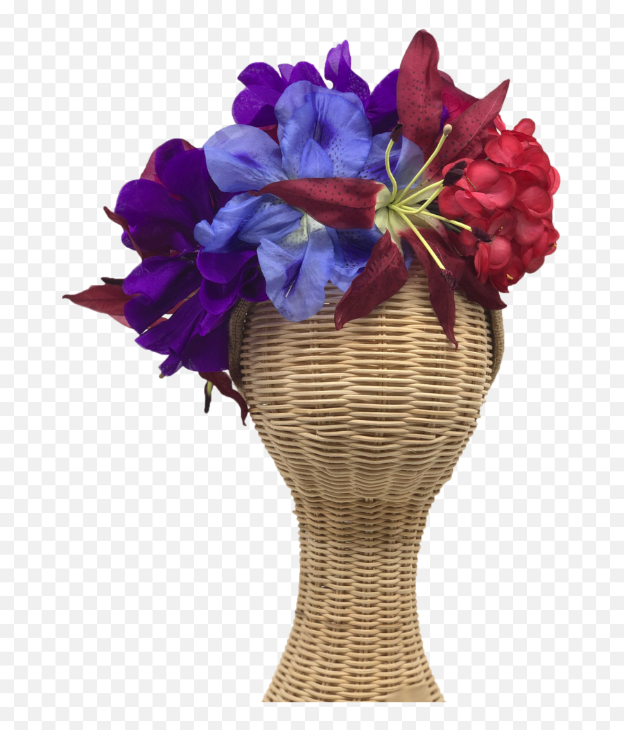 Anick Vorbe Purplered Floral Crown Emoji,Transparent Purple Flower Crown