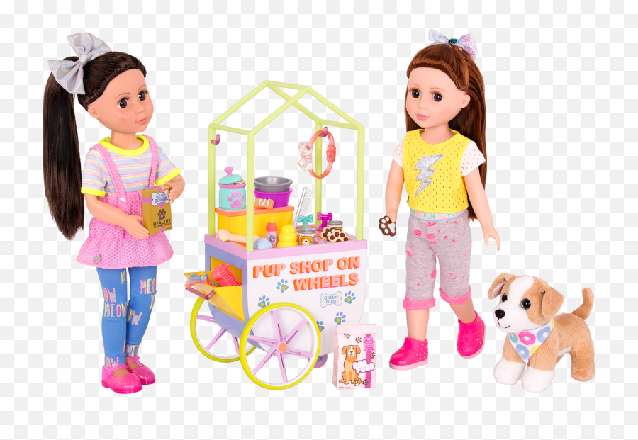 Gg Pop - Pup Shop 14inch Doll Accessories Glitter Girls Emoji,Puppy Dog Pals Clipart