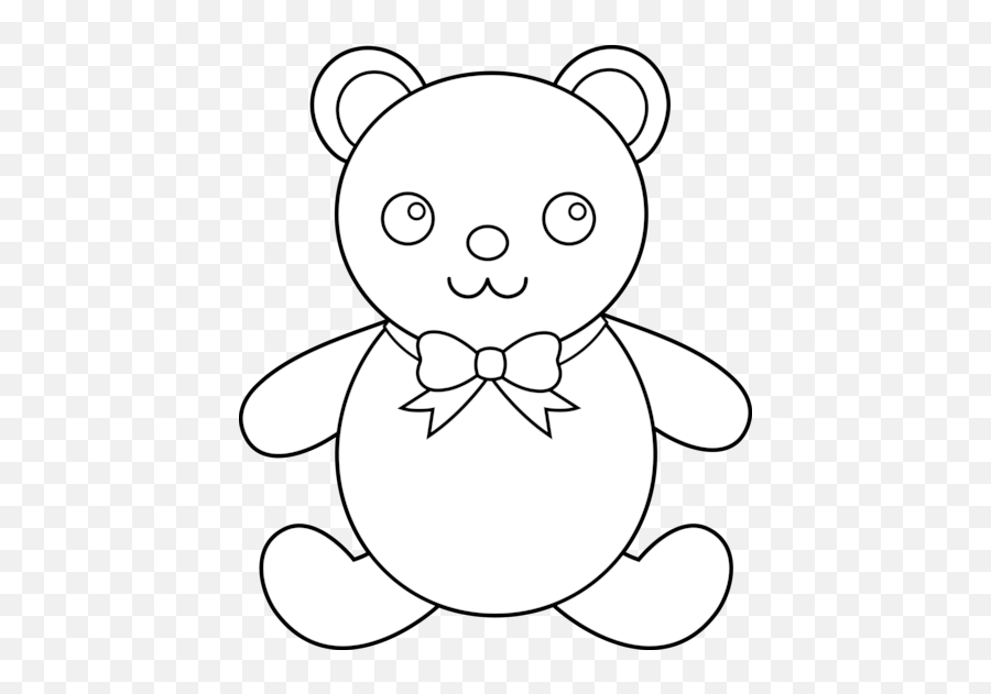 Images Of Teddy Bear Clipart Black And White Emoji,Teddy Bear Clipart Png