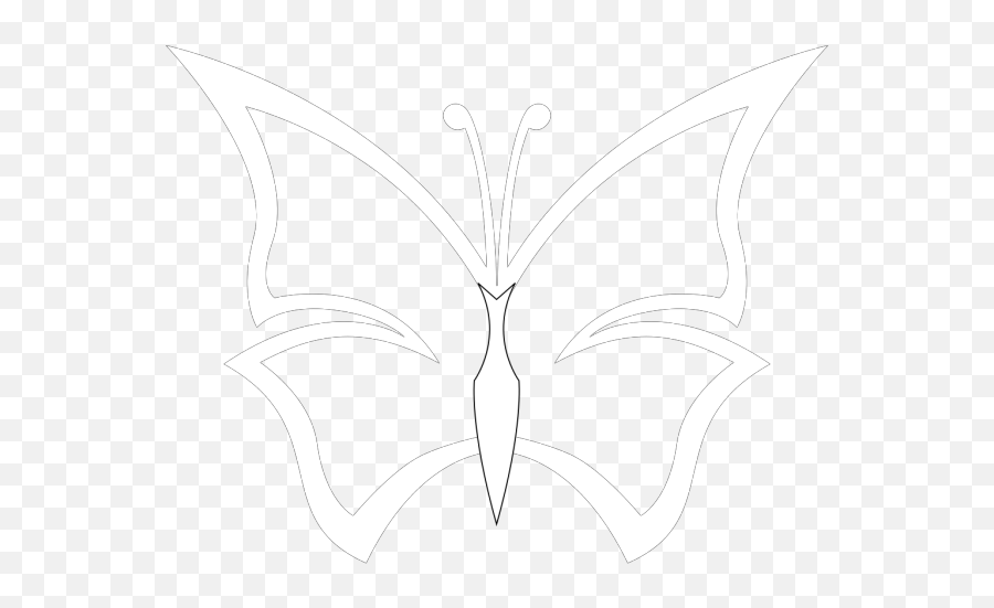Black And White Butterfly Png Svg Clip Art For Web Emoji,Herb Clipart Black And White