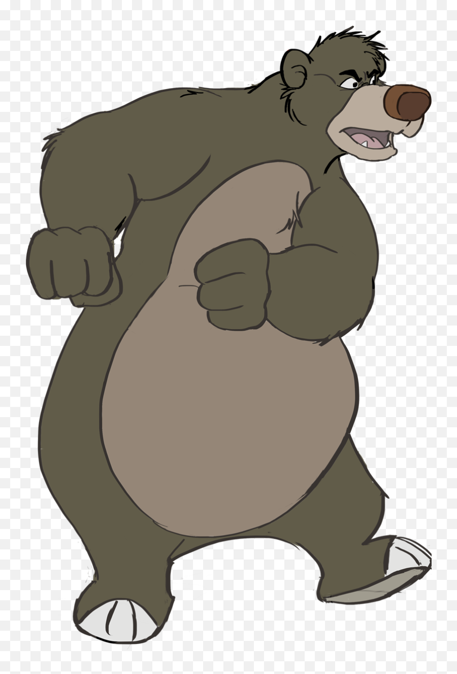 Baloo The Jungle Book Mowgli Cartoon Bagheera - The Jungle Emoji,Jungle Book Clipart