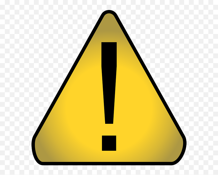 Attention Warning Symbol Exclamation - Aviso Emoji,Attention Clipart