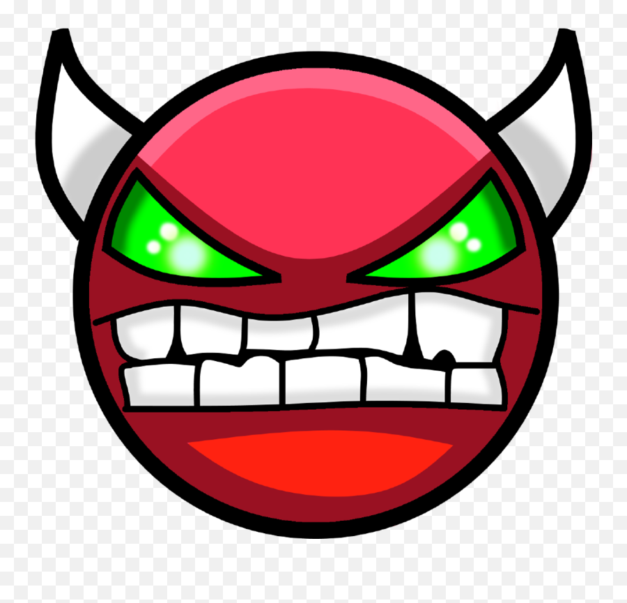 Demon Png Image - Transparent Hard Demon Geometry Dash Emoji,Demon Png
