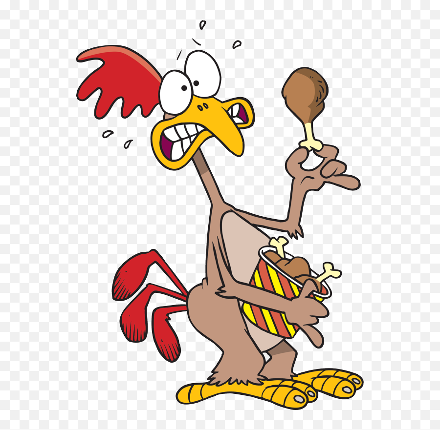 Clipart Turkey Eating Clipart Turkey Eating Transparent - Funny Cartoon Chicken Emoji,Cute Turkey Clipart