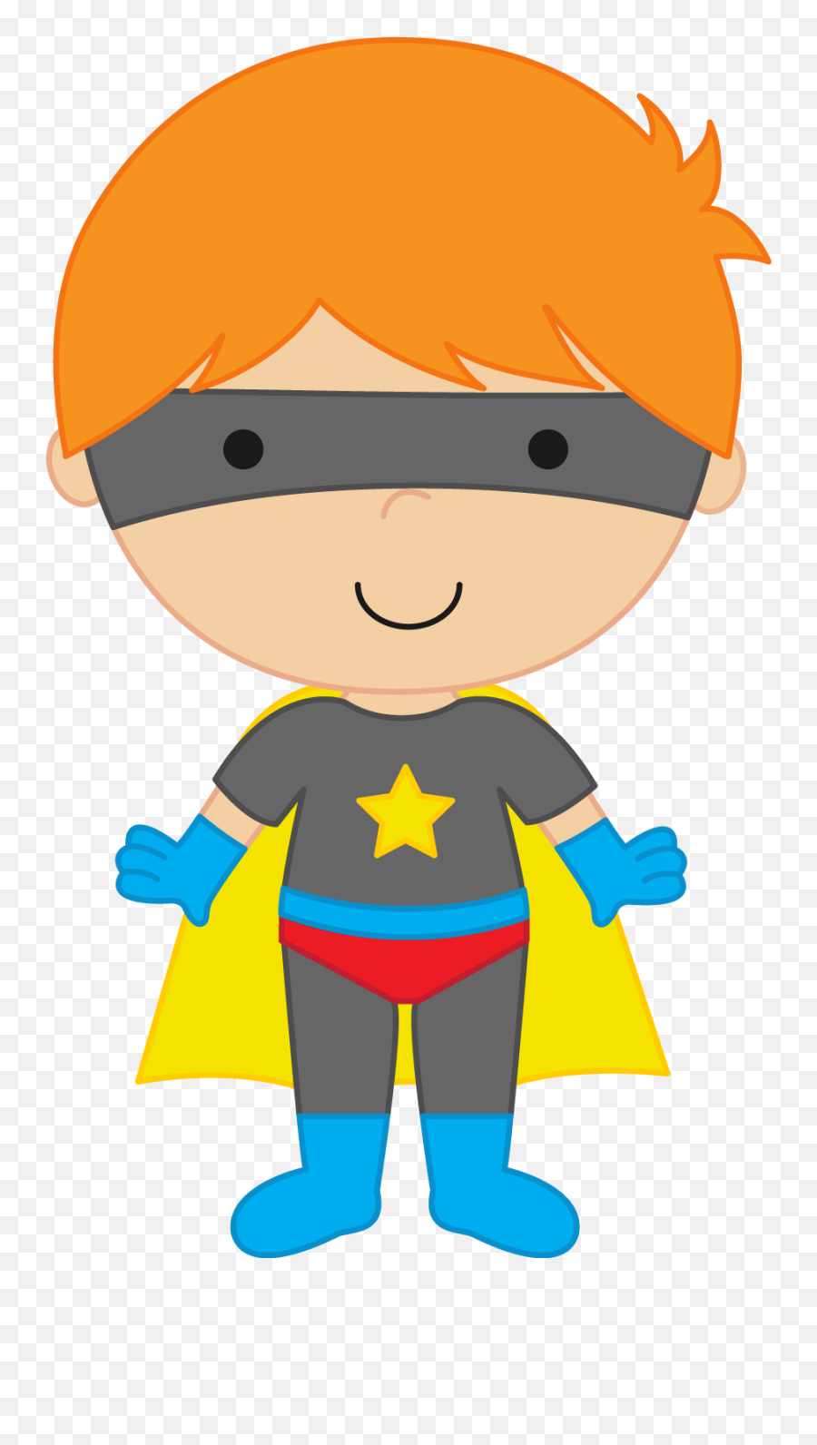 Generic Super Boy And Super Girl - Cartoon Little Boy Superhero Clipart Emoji,Superhero Clipart