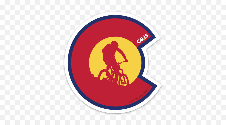 Co Mtb Sticker - Road Bicycle Emoji,Mtb Logo