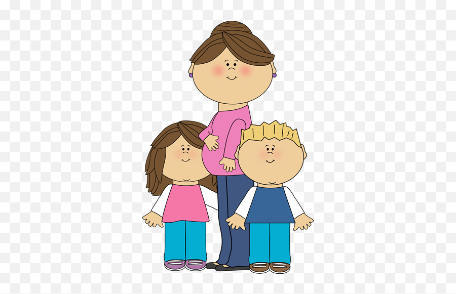Momy Clip Art - Pregnant Teacher Clip Art Emoji,Pregnant Clipart