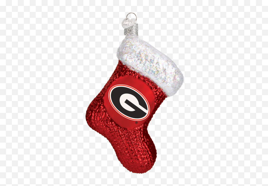Georgia Bulldogs Christmas Stocking College - Ncaa Sports Mem Sparkly Emoji,Georgia Bulldogs Logo