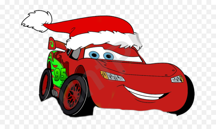 Disney Cars Christmas Clipart - Cars Christmas Png Emoji,Disney Christmas Clipart