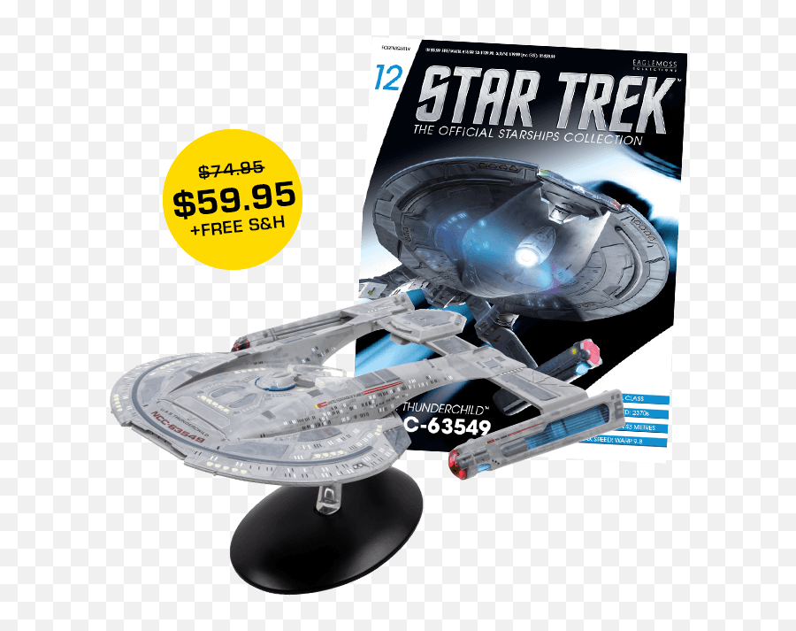 Star Trek Starships Xl Eaglemoss - Star Trek Official Starship Collection Xl Emoji,Starship Png