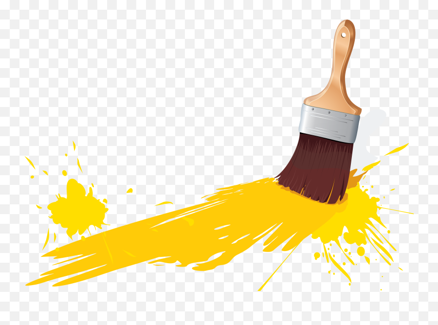 Paintbrush Clip Art - Clipart Paint Brush Vector Emoji,Paintbrush Clipart