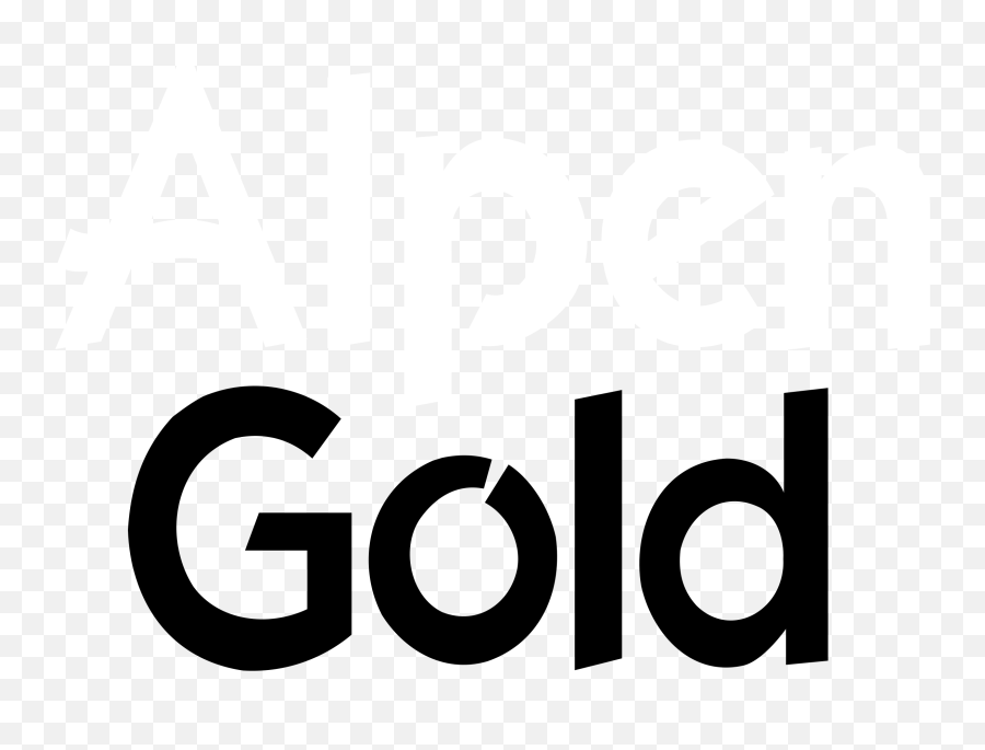 Alpen Gold Logo Black And White Emoji,Black And Gold Logo