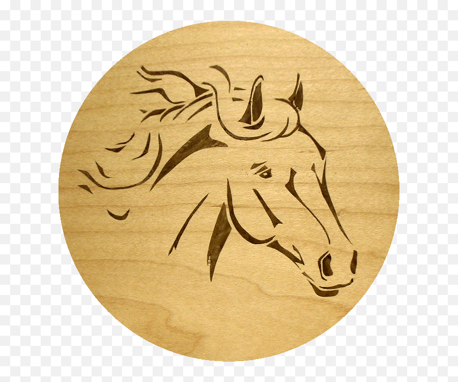 Qjs Marquetry Emoji,Horse Head Logo