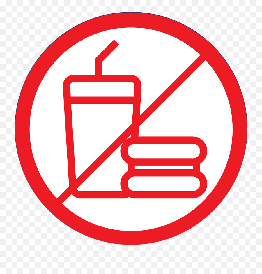 No Food Png - No Food And Drinks Sign Png Clipart Full Emoji,Food Clipart Transparent