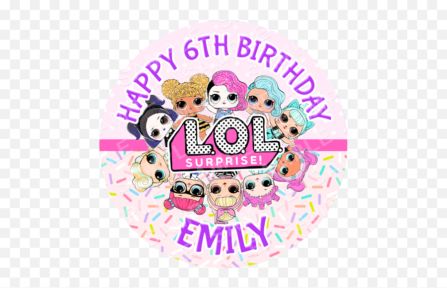 Lol Doll Cake Topper Archives - Cake Toppers Lol Emoji,Lol Dolls Clipart