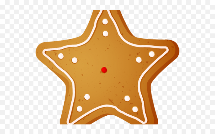 Clip Art Transparent Christmas Cookies - Star Christmas Cookie Clip Art Emoji,Christmas Cookies Clipart