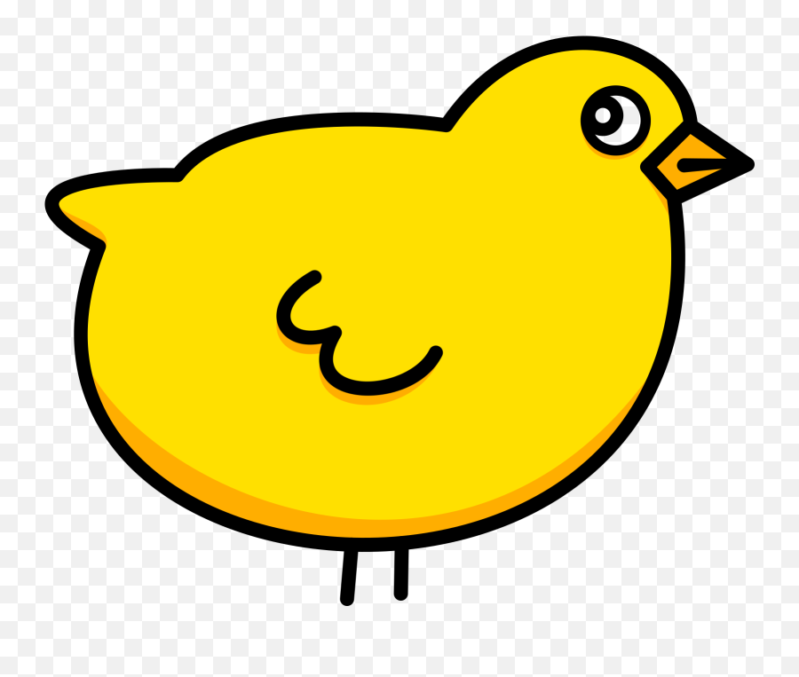 Poor Chick Clipart - Baby Cartoon Chicken Emoji,Chick Clipart