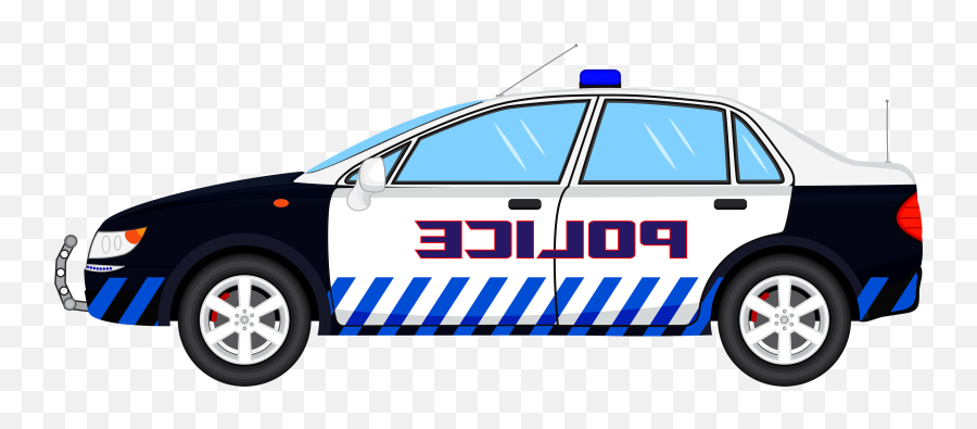 Clip Art Police Car No Background - Vector Png Police Car Emoji,Car Transparent