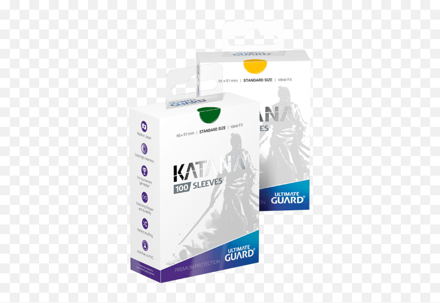 Katana Card Sleeves 100ct - Various Colors Katana Sleeves Standard Size Blue Emoji,Katana Png