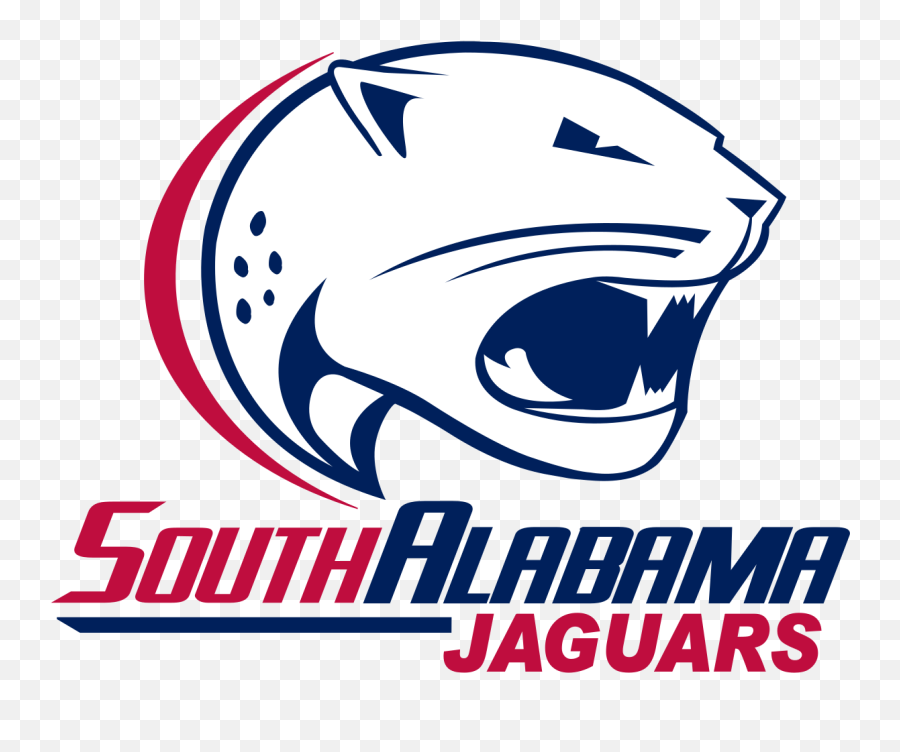 South Alabama Jaguars Color Codes Hex - Logo University Of South Alabama Football Emoji,Alabama Logo