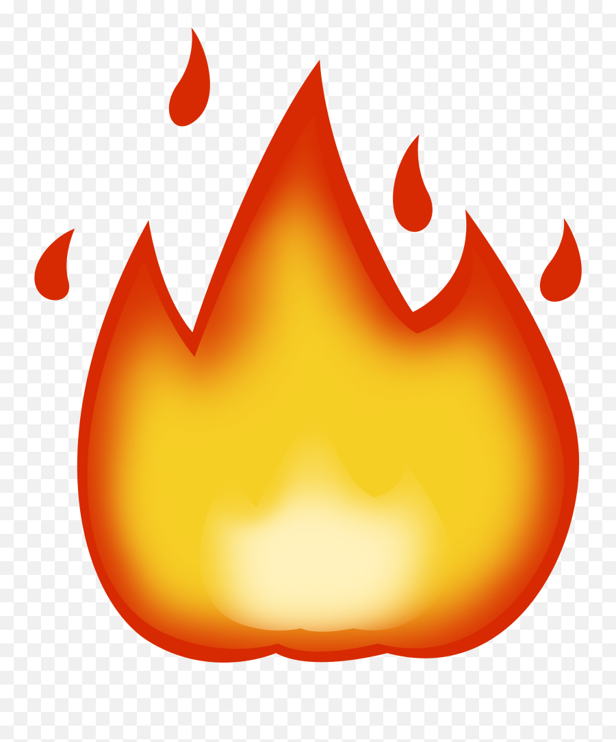 Llama De Fuego Emoji Png Image With No - Fire Emoji Cut Out,Fuego Png