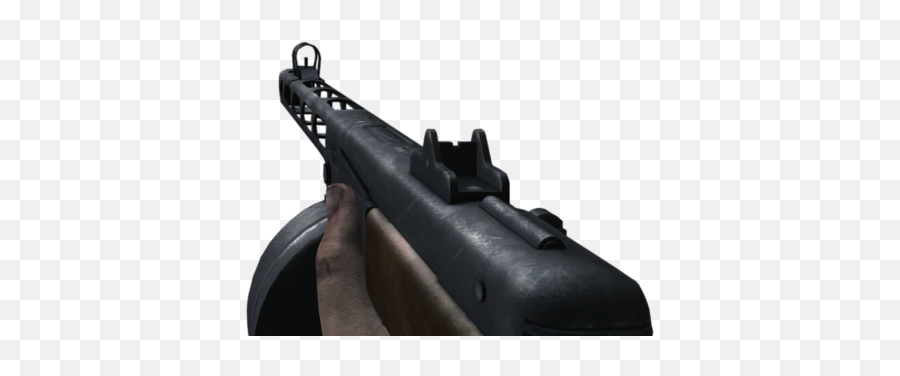 Call Of Duty Weapons In Png On Transparent Background - Ppsh World At War Emoji,Gun Transparent Background