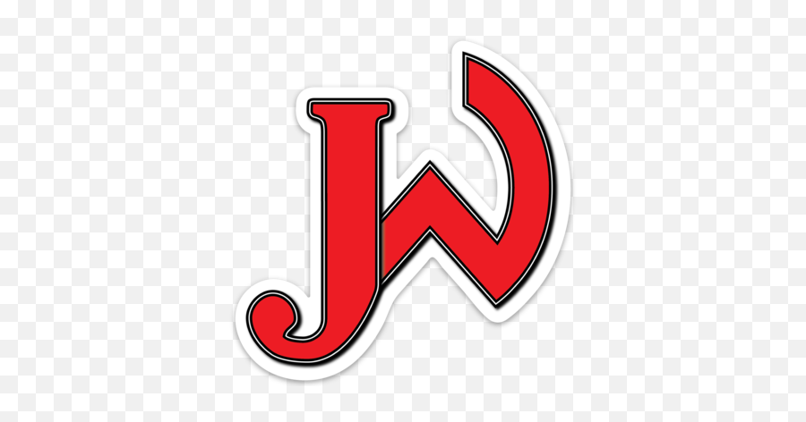 Jw Dry Cut Stickers 394 X 4 - Jackson Wink Logo Emoji,Jw Logo